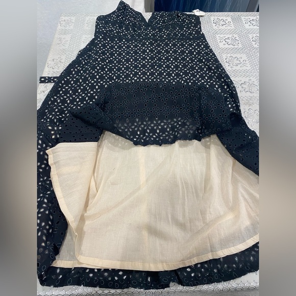 Chaudry KC large Black and beige Polka Dot Dress - Picture 6 of 7